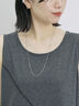◎【接触冷感】切替カットワンピース（チャコールグレー/ブラック/ＴＯＰグレー）｜Samansa Mos2 blue（サマンサモスモス ブルー）通販