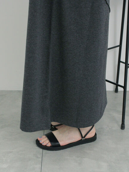 ◎【接触冷感】切替カットワンピース（チャコールグレー/ブラック/ＴＯＰグレー）｜Samansa Mos2 blue（サマンサモスモス ブルー）通販