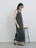 ◎【接触冷感】切替カットワンピース（チャコールグレー/ブラック/ＴＯＰグレー）｜Samansa Mos2 blue（サマンサモスモス ブルー）通販