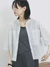 ◎【接触冷感】切替カットワンピース（チャコールグレー/ブラック/ＴＯＰグレー）｜Samansa Mos2 blue（サマンサモスモス ブルー）通販