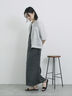 ◎【接触冷感】切替カットワンピース（チャコールグレー/ブラック/ＴＯＰグレー）｜Samansa Mos2 blue（サマンサモスモス ブルー）通販