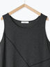 ◎【接触冷感】切替カットワンピース（チャコールグレー/ブラック/ＴＯＰグレー）｜Samansa Mos2 blue（サマンサモスモス ブルー）通販
