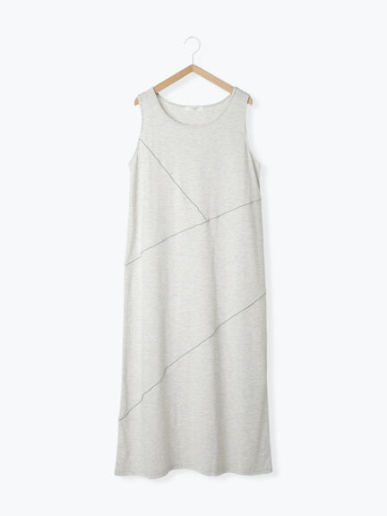 ◎【接触冷感】切替カットワンピース（チャコールグレー/ブラック/ＴＯＰグレー）｜Samansa Mos2 blue（サマンサモスモス ブルー）通販