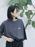 ポンチロゴ刺繍プルオーバー（オフホワイト/チャコールグレー/ベージュ/シュアカ/ＴＯＰグレー）｜Samansa Mos2 blue（サマンサモスモス ブルー）通販