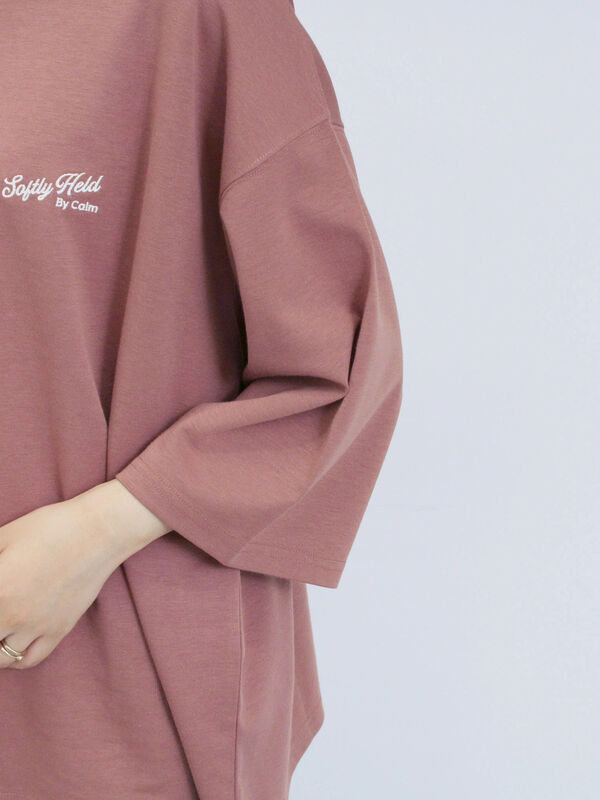 セール】 ポンチロゴ刺繍プルオーバー（オフホワイト