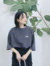 ポンチロゴ刺繍プルオーバー（オフホワイト/チャコールグレー/ベージュ/シュアカ/ＴＯＰグレー）｜Samansa Mos2 blue（サマンサモスモス ブルー）通販