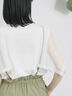 ◎【接触冷感】メッシュ切替プルオーバー（オフホワイト/ブラック/キャメル）｜Samansa Mos2 blue（サマンサモスモス ブルー）通販
