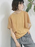 ◎【接触冷感】メッシュ切替プルオーバー（オフホワイト/ブラック/キャメル）｜Samansa Mos2 blue（サマンサモスモス ブルー）通販