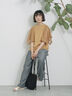 ◎【接触冷感】メッシュ切替プルオーバー（オフホワイト/ブラック/キャメル）｜Samansa Mos2 blue（サマンサモスモス ブルー）通販