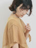 ◎【接触冷感】メッシュ切替プルオーバー（オフホワイト/ブラック/キャメル）｜Samansa Mos2 blue（サマンサモスモス ブルー）通販
