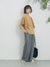 ◎【接触冷感】メッシュ切替プルオーバー（オフホワイト/ブラック/キャメル）｜Samansa Mos2 blue（サマンサモスモス ブルー）通販