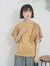 ◎【接触冷感】メッシュ切替プルオーバー（オフホワイト/ブラック/キャメル）｜Samansa Mos2 blue（サマンサモスモス ブルー）通販
