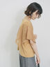 ◎【接触冷感】メッシュ切替プルオーバー（オフホワイト/ブラック/キャメル）｜Samansa Mos2 blue（サマンサモスモス ブルー）通販