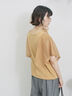 ◎【接触冷感】メッシュ切替プルオーバー（オフホワイト/ブラック/キャメル）｜Samansa Mos2 blue（サマンサモスモス ブルー）通販