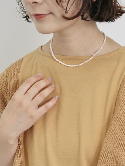 ◎【接触冷感】メッシュ切替プルオーバー（オフホワイト/ブラック/キャメル）｜Samansa Mos2 blue（サマンサモスモス ブルー）通販