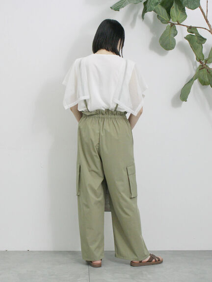 ◎【接触冷感】メッシュ切替プルオーバー（オフホワイト/ブラック/キャメル）｜Samansa Mos2 blue（サマンサモスモス ブルー）通販