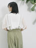 ◎【接触冷感】メッシュ切替プルオーバー（オフホワイト/ブラック/キャメル）｜Samansa Mos2 blue（サマンサモスモス ブルー）通販