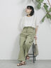 ◎【接触冷感】メッシュ切替プルオーバー（オフホワイト/ブラック/キャメル）｜Samansa Mos2 blue（サマンサモスモス ブルー）通販