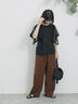 ◎【接触冷感】メッシュ切替プルオーバー（オフホワイト/ブラック/キャメル）｜Samansa Mos2 blue（サマンサモスモス ブルー）通販