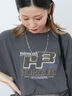 ヴィンテージ風プリントTシャツ（チャコールグレー）｜Samansa Mos2 blue（サマンサモスモス ブルー）通販