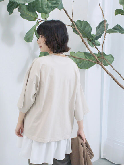 ヴィンテージ風プリントTシャツ（チャコールグレー/ライトベージュ/ブラウン）｜Samansa Mos2 blue（サマンサモスモス ブルー）通販