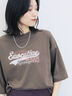 ヴィンテージ風プリントTシャツ（チャコールグレー/ライトベージュ/ブラウン）｜Samansa Mos2 blue（サマンサモスモス ブルー）通販