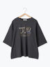 ヴィンテージ風プリントTシャツ（チャコールグレー/ライトベージュ/ブラウン）｜Samansa Mos2 blue（サマンサモスモス ブルー）通販