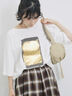 ◎箔プリントTシャツ（オフホワイト/グレー/チャコールグレー）｜Samansa Mos2 blue（サマンサモスモス ブルー）通販