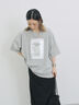 ◎箔プリントTシャツ（オフホワイト/グレー/チャコールグレー）｜Samansa Mos2 blue（サマンサモスモス ブルー）通販
