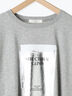 ◎箔プリントTシャツ（オフホワイト/グレー/チャコールグレー）｜Samansa Mos2 blue（サマンサモスモス ブルー）通販