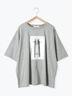 ◎箔プリントTシャツ（オフホワイト/グレー/チャコールグレー）｜Samansa Mos2 blue（サマンサモスモス ブルー）通販