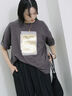 ◎箔プリントTシャツ（オフホワイト/グレー/チャコールグレー）｜Samansa Mos2 blue（サマンサモスモス ブルー）通販