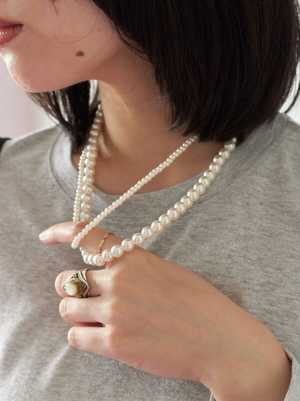 セール】 2連パールネックレス（シルバー/アクセサリー/その他