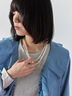 2連パールネックレス（シルバー）｜Samansa Mos2 blue（サマンサモスモス ブルー）通販