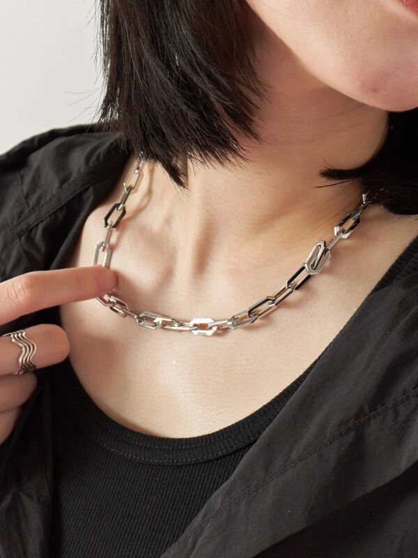 チェーンネックレス（シルバー）｜Samansa Mos2 blue（サマンサモスモス ブルー）通販