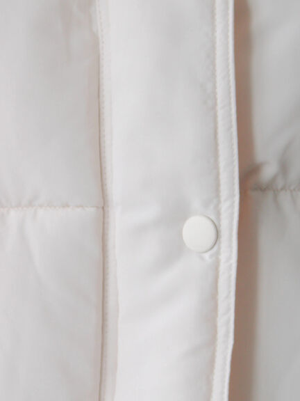 裾ラウンド中綿ブルゾン（ブラック/ライトベージュ/キナリ）｜Samansa Mos2 blue（サマンサモスモス ブルー）通販