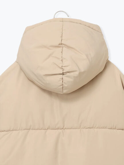 裾ラウンド中綿ブルゾン（ブラック/ライトベージュ/キナリ）｜Samansa Mos2 blue（サマンサモスモス ブルー）通販