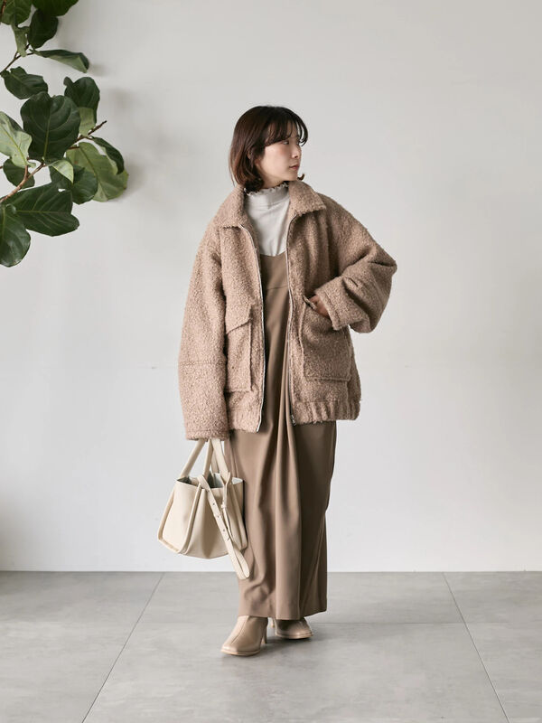 フリル衿ニットプルオーバー　L  160 フリル衿ニットプルオーバー（オフホワイト/ホワイト/ブラック/S