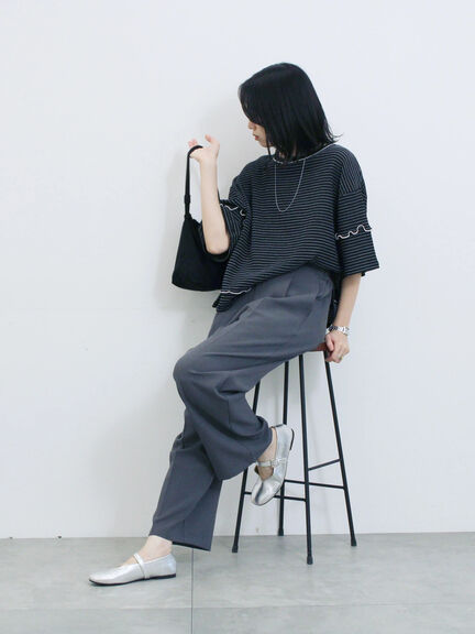 Vカットメリージェーン（シルバー/ブラック/モカ）｜Samansa Mos2 blue（サマンサモスモス ブルー）通販