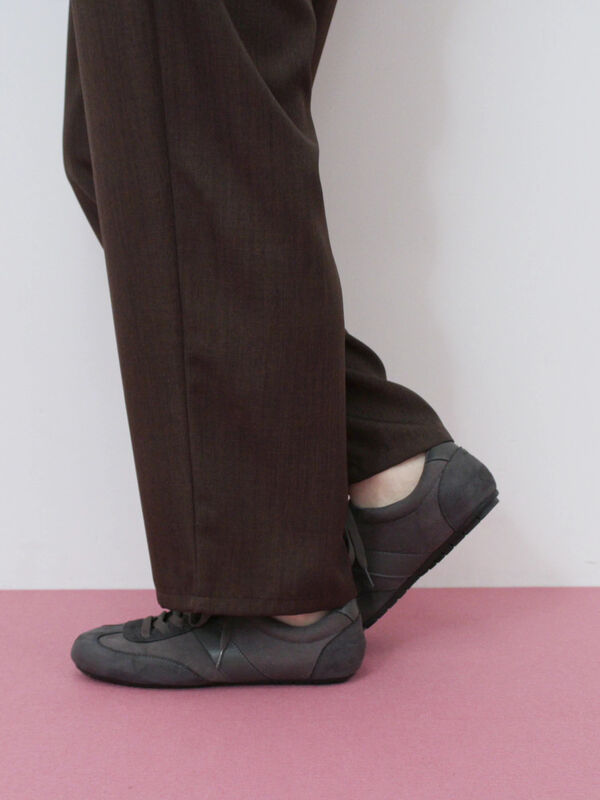 コレクション ICOUSA クラシックスニーカー（グレー/ブラック/キナリ/シューズ/ドレス