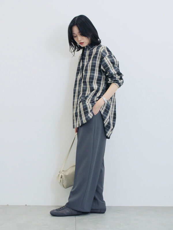 クラシックスニーカー（グレー/ブラック/キナリ/シューズ/ドレス