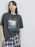 布帛切替ドルマンTシャツ（オフホワイト/チャコールグレー/サックスブルー）｜Samansa Mos2 blue（サマンサモスモス ブルー）通販