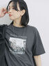 布帛切替ドルマンTシャツ（オフホワイト/チャコールグレー/サックスブルー）｜Samansa Mos2 blue（サマンサモスモス ブルー）通販
