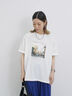 布帛切替ドルマンTシャツ（オフホワイト/チャコールグレー/サックスブルー）｜Samansa Mos2 blue（サマンサモスモス ブルー）通販