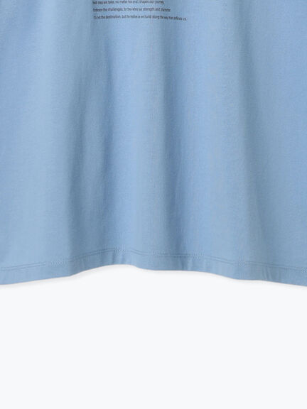 布帛切替ドルマンTシャツ（オフホワイト/チャコールグレー/サックスブルー）｜Samansa Mos2 blue（サマンサモスモス ブルー）通販