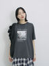 布帛切替ドルマンTシャツ（オフホワイト/チャコールグレー/サックスブルー）｜Samansa Mos2 blue（サマンサモスモス ブルー）通販