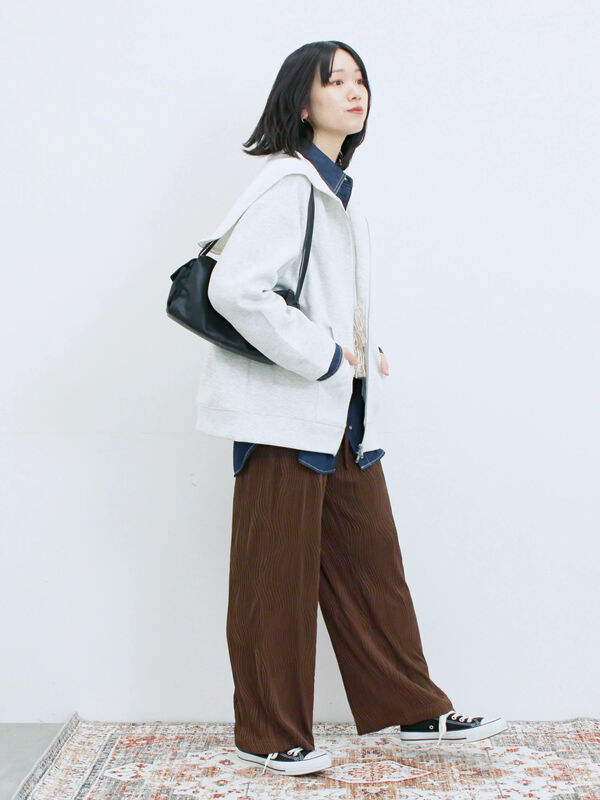 セール】 ダンボールフードジャケット（ブラック/ボルドー/キナリ