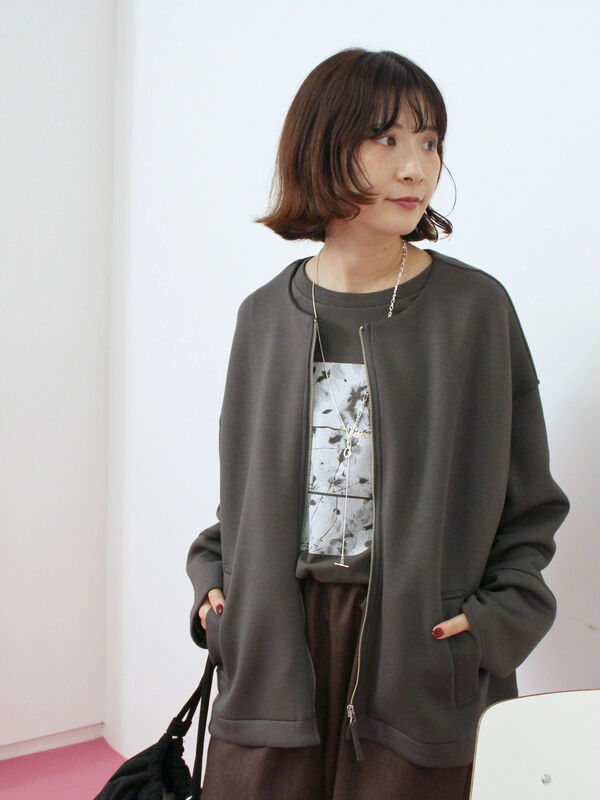 m　Lジャケット　チャコール b948b6948fb8e1a8e6658e35b957fc