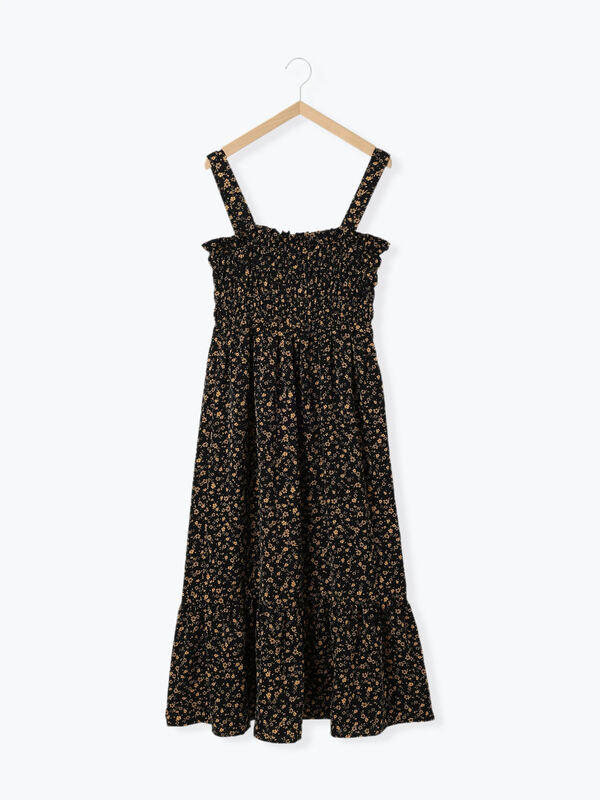 こめち　ommo イレギュラーシャーリングワンピース OMMO ONLINE STORE / IRREGULAR SHIRRING CAMI OP
