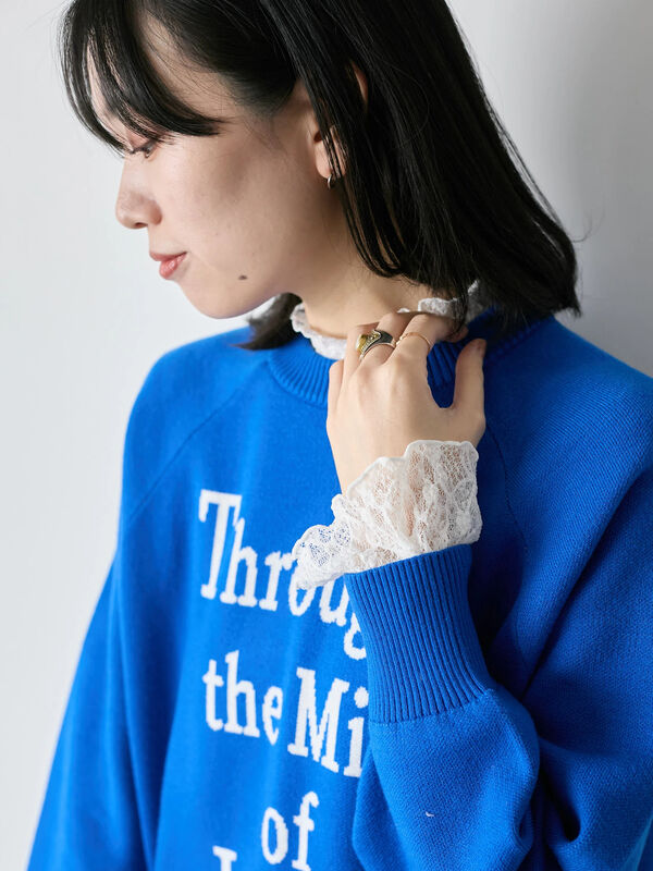 ロゴニットプルオーバー（ブラック/イエロー/ブルー/Sグレー/TOP